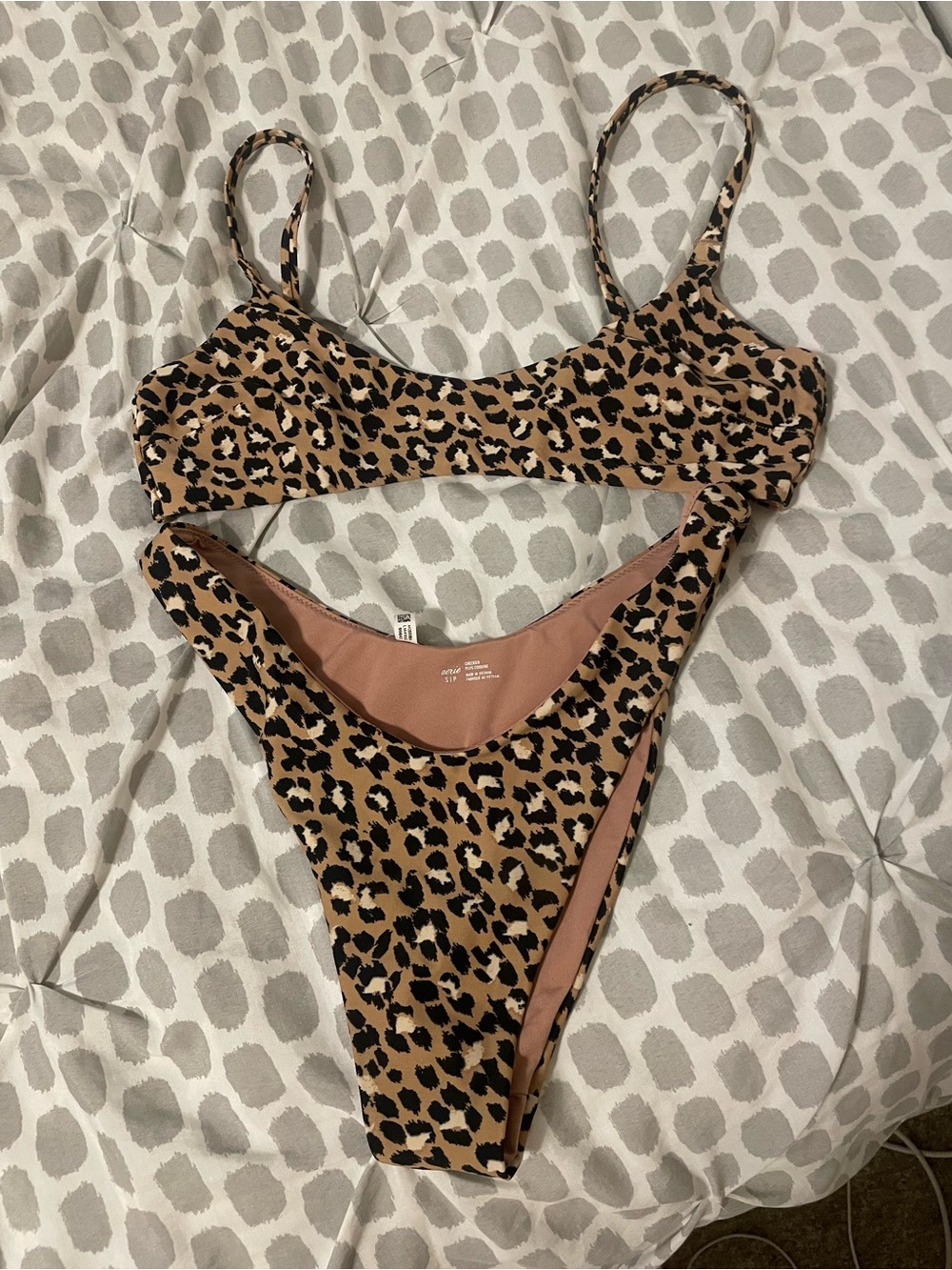 aerie Leopard Print Bikini Set